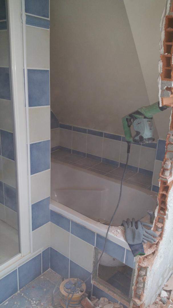 Travaux pour pose baignoire Rambouillet